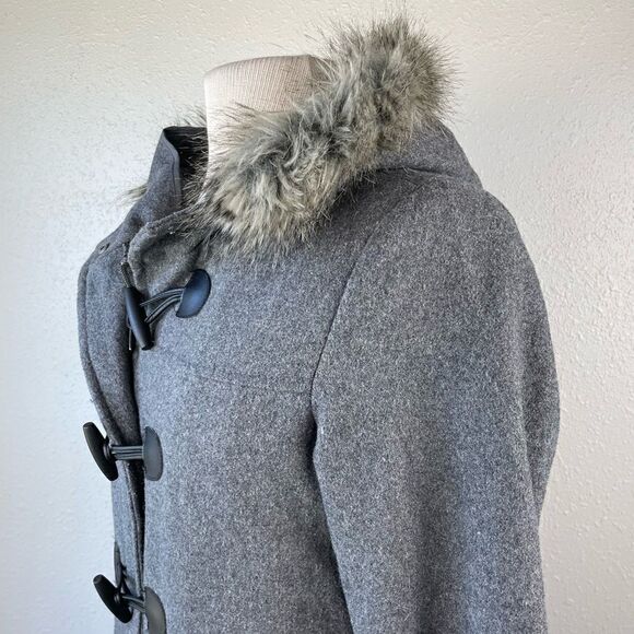 Old Navy Hooded Wool Blend Jacket Size S EUC - Picture 4 of 8